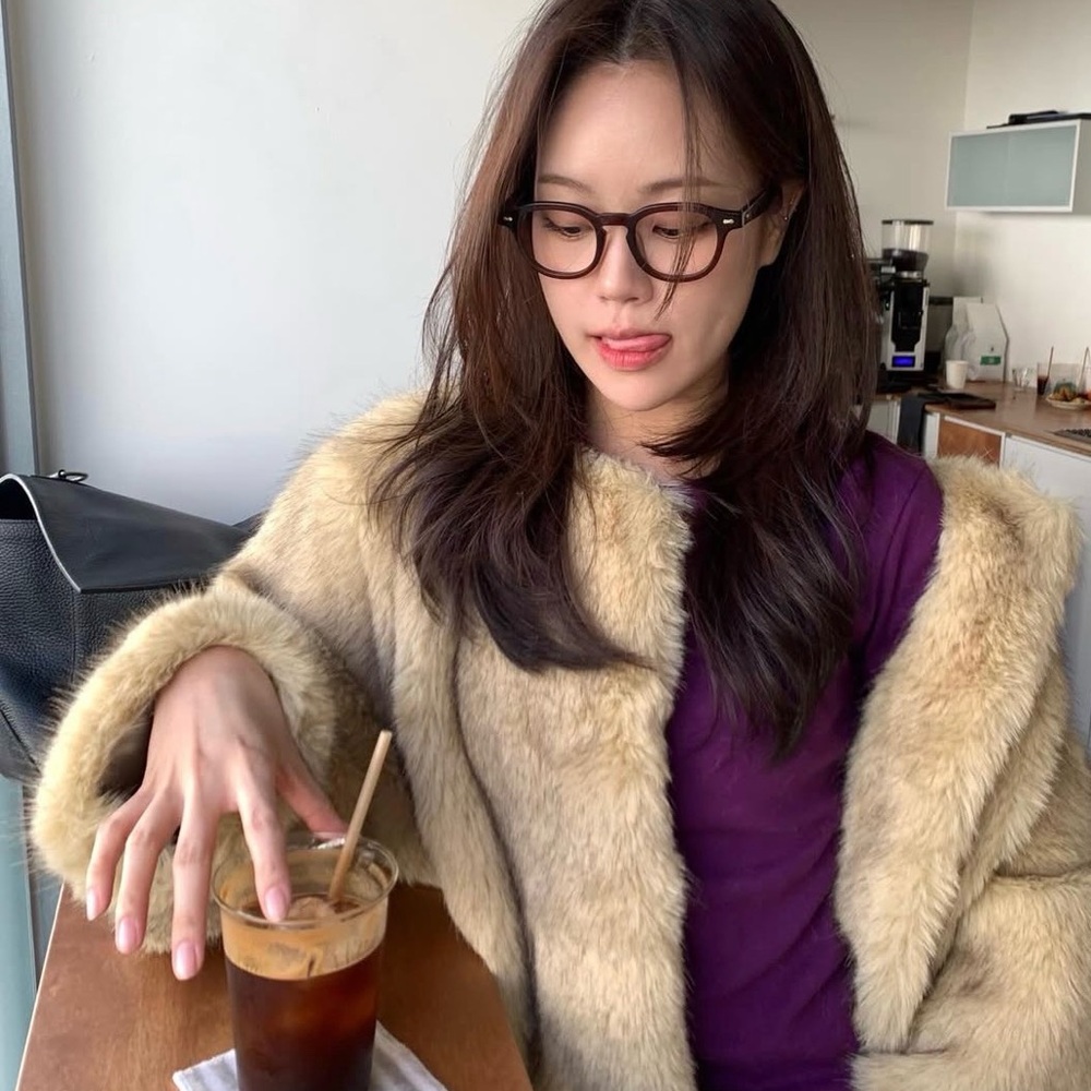Faux Fur Coat in Cream